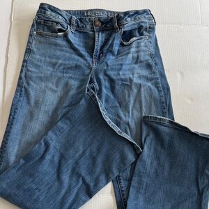 American Eagle Outfitters Classic Blue Straight Leg Jeans